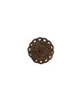 Brunschwig & Fils Coeur Rosette Tobacco Button/Frogs/Rosettes Trim