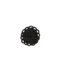Brunschwig & Fils Coeur Rosette Black Button/Frogs/Rosettes Trim