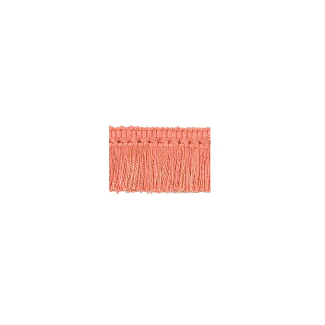 Brunschwig &amp; Fils Coeur Brush Coral Fringe Trim