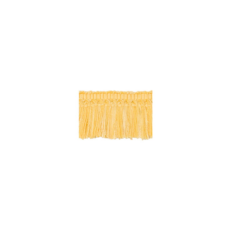 Brunschwig &amp; Fils Coeur Brush Daffodil Fringe Trim