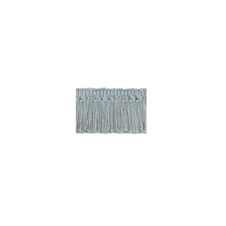 Brunschwig &amp; Fils Coeur Brush Azure Fringe Trim