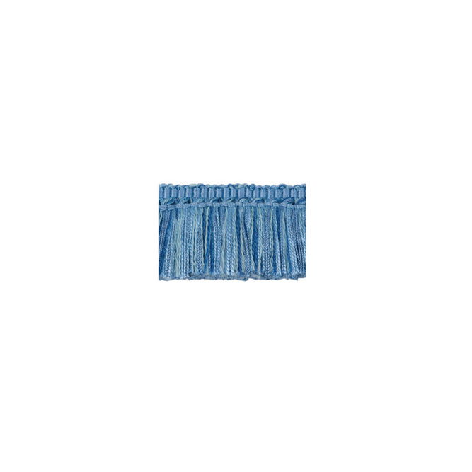 Brunschwig &amp; Fils Coeur Brush Canton Blue Fringe Trim