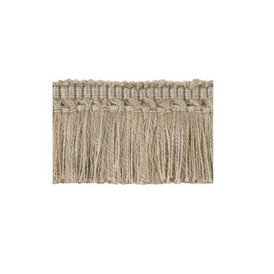 Brunschwig &amp; Fils Coeur Brush Gray Fringe Trim