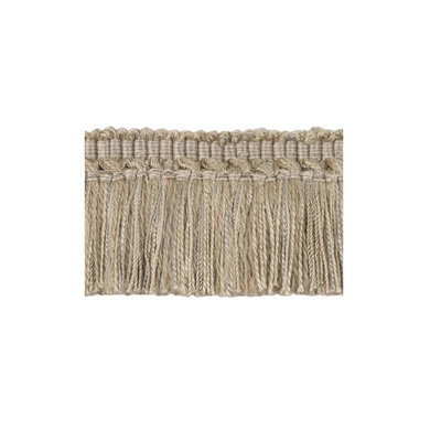 Brunschwig &amp; Fils Coeur Brush Gray Fringe Trim