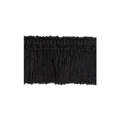 Brunschwig &amp; Fils Coeur Brush Black Fringe Trim