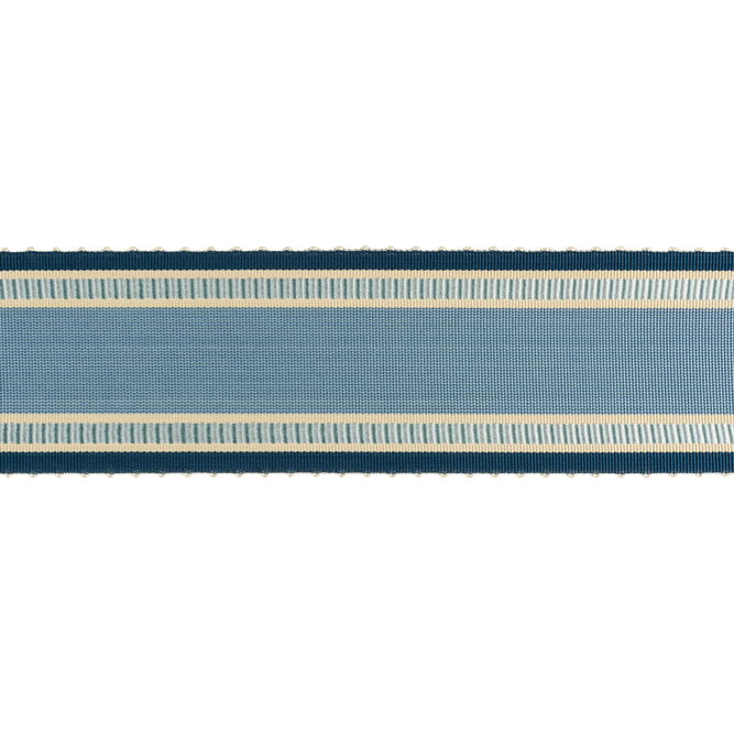 Brunschwig &amp; Fils Soie Ribbon Canton Blue Braid / Tape Trim