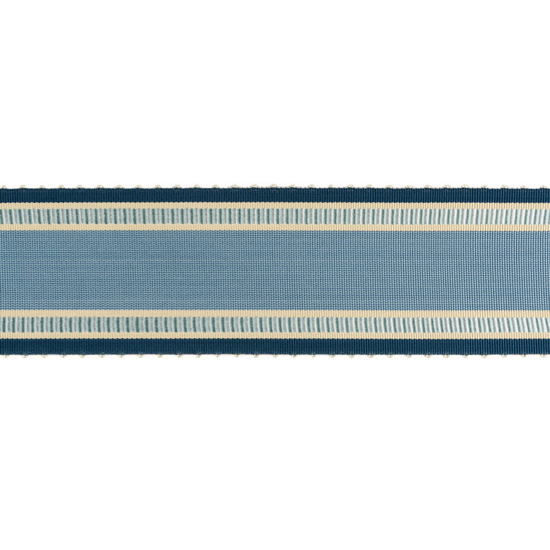 Brunschwig &amp; Fils Soie Ribbon Canton Blue Braid / Tape Trim