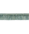 Brunschwig & Fils Soie Moss Aqua Fringe Trim