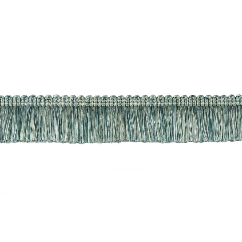 Brunschwig &amp; Fils Soie Moss Aqua Fringe Trim