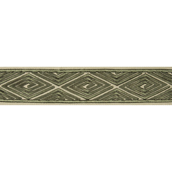 Brunschwig &amp; Fils Labyrinthe Tape Green Braid / Tape Trim