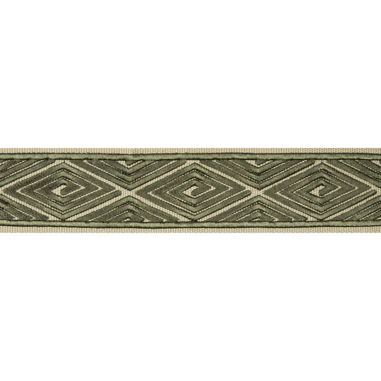 Brunschwig &amp; Fils Labyrinthe Tape Green Braid / Tape Trim