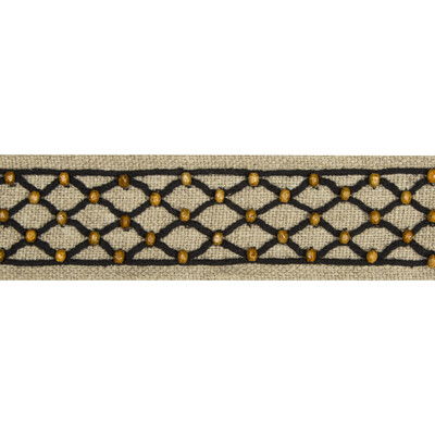 Brunschwig &amp; Fils Le Boise Tape Black Braid / Tape Trim