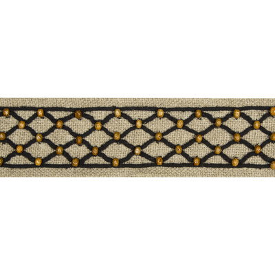Brunschwig &amp; Fils Le Boise Tape Black Braid / Tape Trim