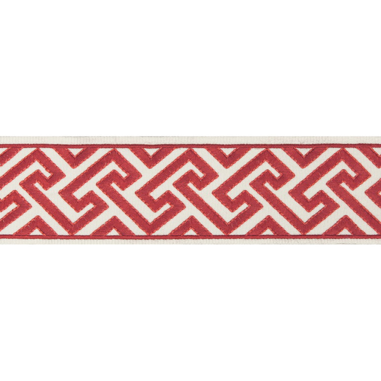 Brunschwig &amp; Fils Sanchi Tape Red Braid / Tape Trim