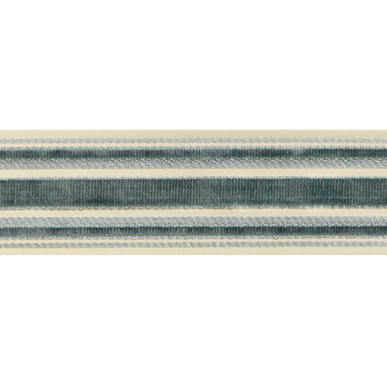 Brunschwig &amp; Fils Canton Tape Teal Braid / Tape Trim
