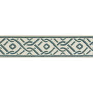 Brunschwig & Fils Pailou Tape Teal Braid / Tape Trim