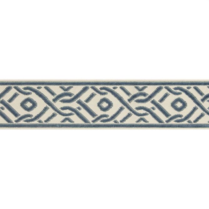 Brunschwig &amp; Fils Pailou Tape Blue Braid / Tape Trim