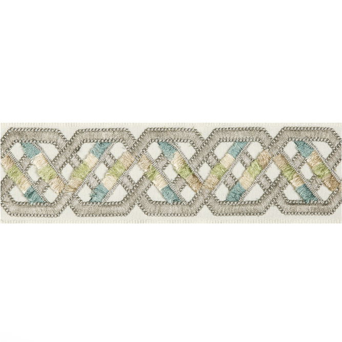 Brunschwig &amp; Fils Loriyan Tape Grey Braid / Tape Trim