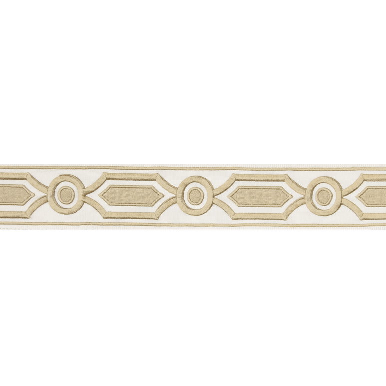 Brunschwig &amp; Fils Ganden Tape Beige Braid / Tape Trim