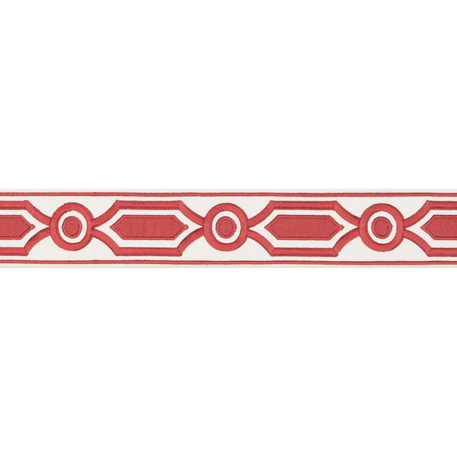 Brunschwig &amp; Fils Ganden Tape Red Braid / Tape Trim