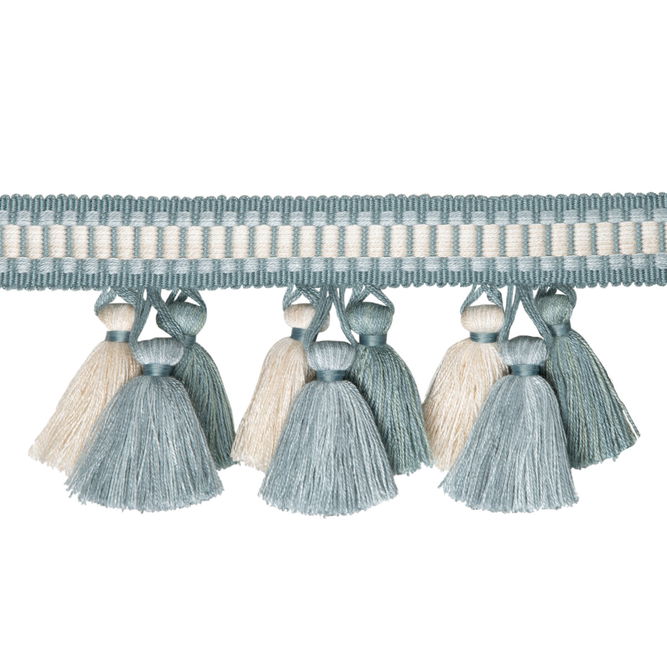 Brunschwig &amp; Fils Andre Tassel Fringe Aqua Tassel Fringe Trim