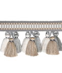 Brunschwig & Fils Andre Tassel Fringe Grey Tassel Fringe Trim