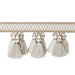 Brunschwig & Fils Andre Tassel Fringe Beige Tassel Fringe Trim