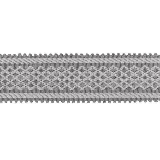 Brunschwig &amp; Fils Bastille Braid Grey Braid / Tape Trim