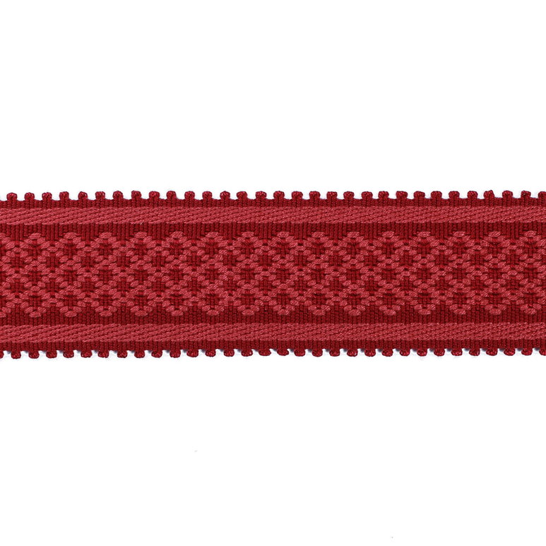Brunschwig &amp; Fils Bastille Braid Red Braid / Tape Trim