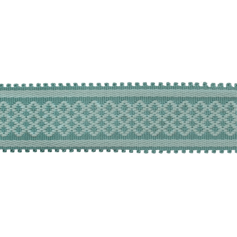 Brunschwig &amp; Fils Bastille Braid Teal Braid / Tape Trim