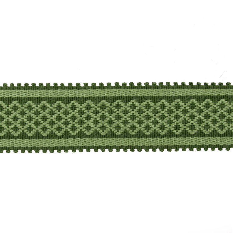 Brunschwig &amp; Fils Bastille Braid Emerald Braid / Tape Trim