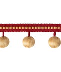 Brunschwig & Fils Claude Ball Fringe Ruby Tassel Fringe Trim