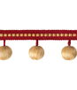 Brunschwig & Fils Claude Ball Fringe Ruby Tassel Fringe Trim