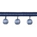 Brunschwig & Fils Claude Ball Fringe Blue Tassel Fringe Trim