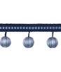 Brunschwig & Fils Claude Ball Fringe Blue Tassel Fringe Trim