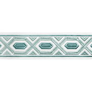 Brunschwig & Fils Avril Tape Aqua Tapes Trim