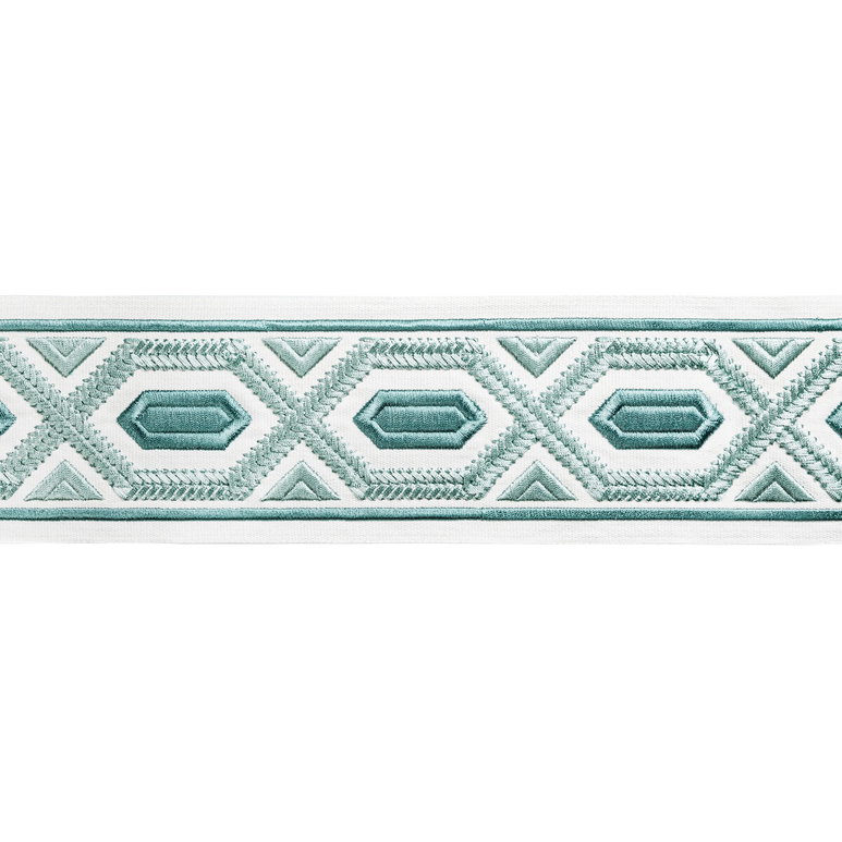 Brunschwig &amp; Fils Avril Tape Aqua Tapes Trim