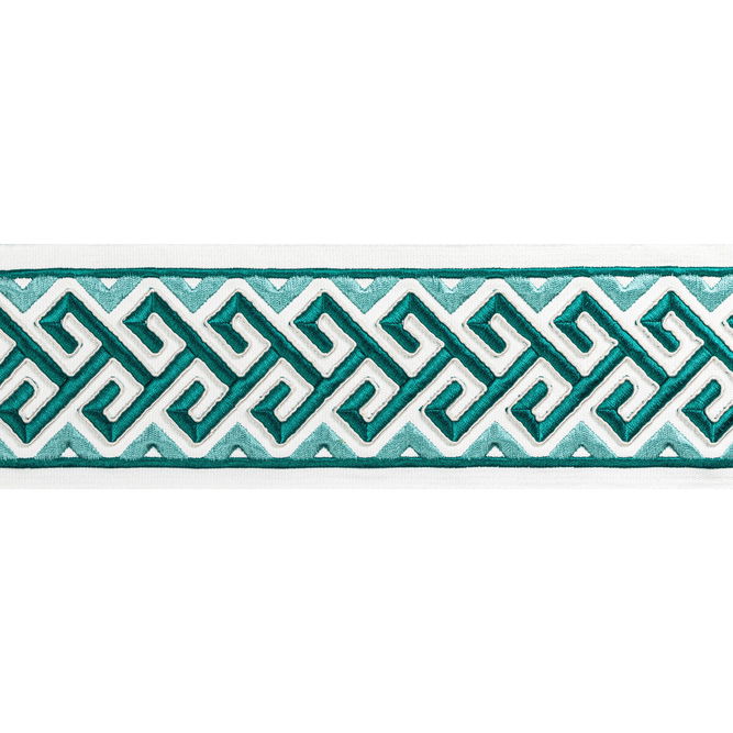 Brunschwig &amp; Fils Audette Tape Aqua Tapes Trim