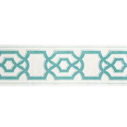 Brunschwig & Fils Cerise Tape Aqua Tapes Trim