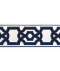 Brunschwig & Fils Cerise Tape Navy Tapes Trim