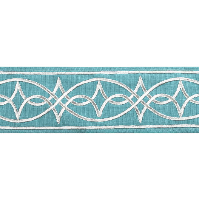 Brunschwig &amp; Fils Anaelle Tape Aqua Tapes Trim