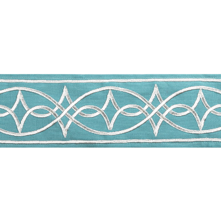 Brunschwig &amp; Fils Anaelle Tape Aqua Tapes Trim