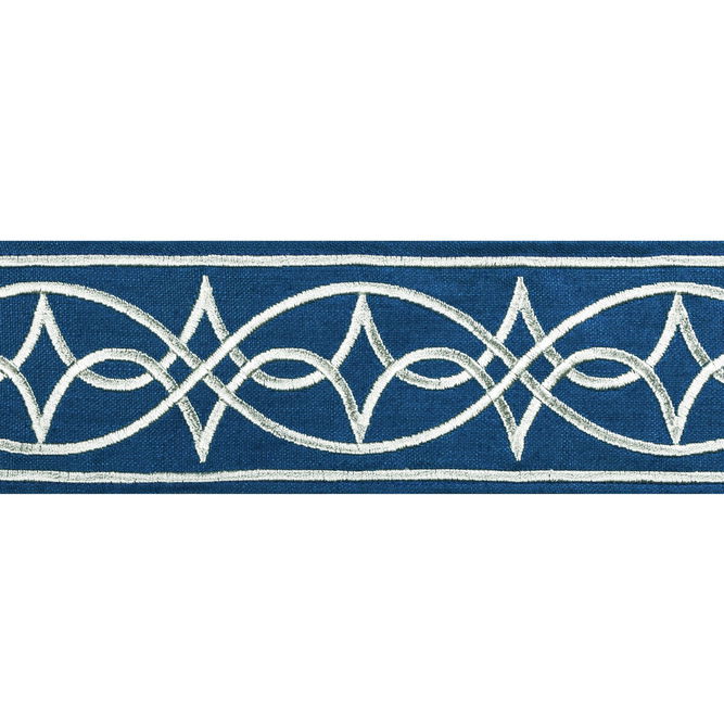 Brunschwig &amp; Fils Anaelle Tape Navy Tapes Trim
