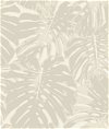 Seabrook Designs Jamaica Tan & Off-White Wallpaper