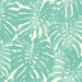 Seabrook Designs Jamaica Teal & White Wallpaper