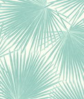 Seabrook Designs Aruba Powder Blue & White Wallpaper