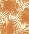 Seabrook Designs Aruba Rust Orange & White Wallpaper