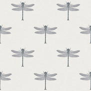 Seabrook Designs Catalina Off-White & Silver Wallpaper