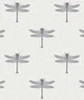 Seabrook Designs Catalina Off-White & Silver Wallpaper