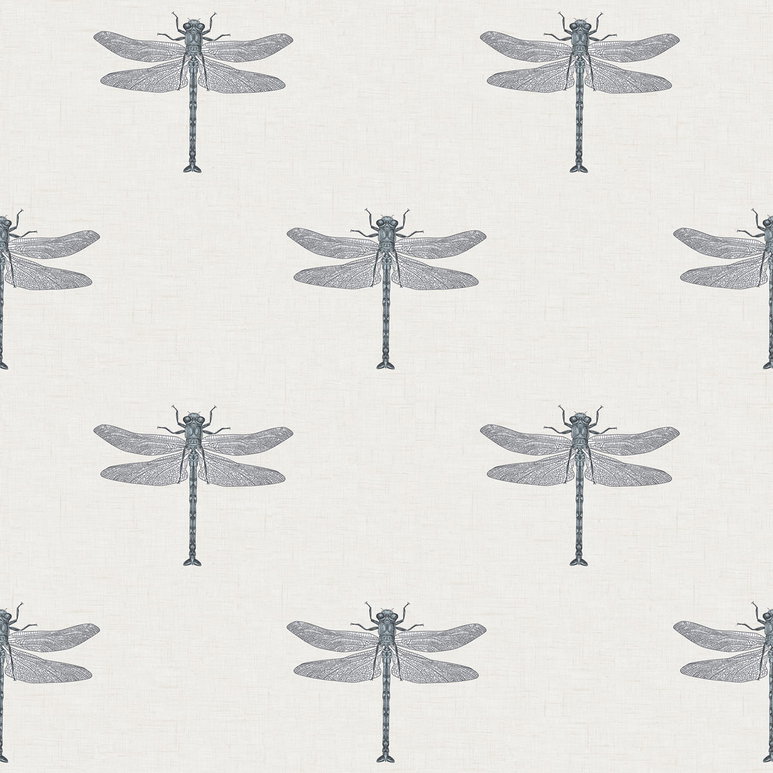 Seabrook Designs Catalina Off-White &amp; Silver Wallpaper